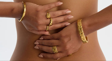18k gold-plated jewellery